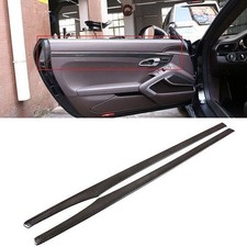 Carbon Inner Door Panel Trim Strips For 718 911 Porsche Boxster Cayman Gt3 Turbo Carbon Inner Door Panel Trim Strips For 718 911 Porsche Boxster Cayman Gt3 Turbo