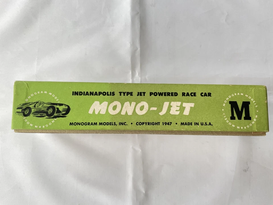 Vintage Monogram Mono-Jet Indianapolis Type Race car model kit 1/30 R3 unbuilt - Image 3 of 4