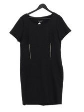James Lakeland A-Line Midi Dress L in Black