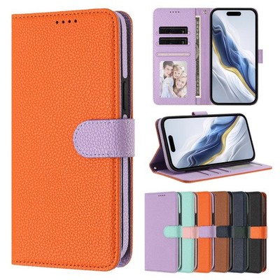2 in 1 Detachable Magnetic Leather Wallet Case For iPhone 17 16 15 14 13 12 11 8