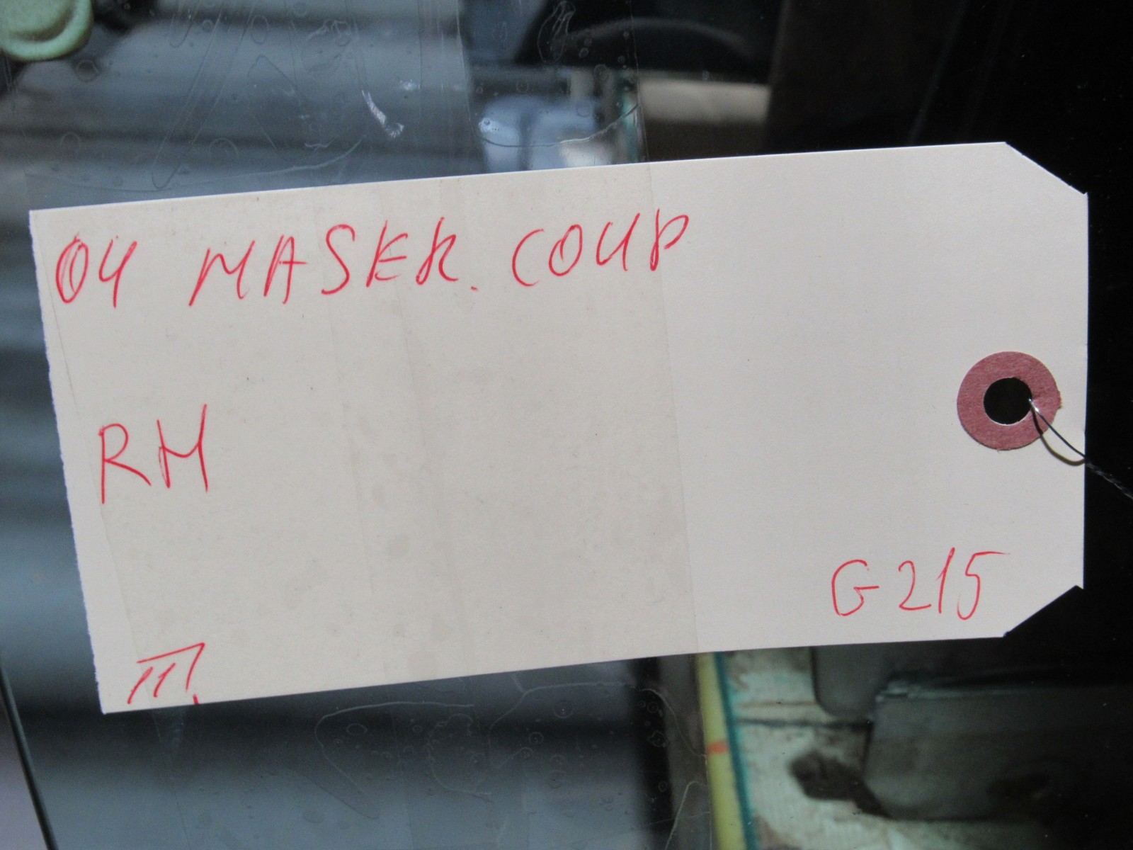 02-06 Maserati Coupe GT 2004 Front Right Passenger Door Window Glass |