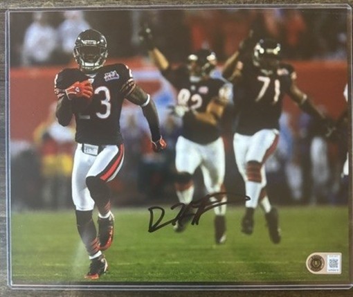 DEVIN HESTER CHICAGO BEARS SIGNED AUTO 8X10 PHOTO BECKETT BGS BAS AUTOGRAPHED D
