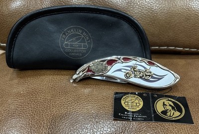 Harley-Davidson Franklin Mint Wheels Of Fire Heritage Softail Collector Knife