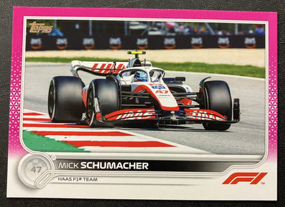 137/150 Pink Mick Schumacher #72 Haas - 2022 Topps Formula 1 F1 Flagship Card NM