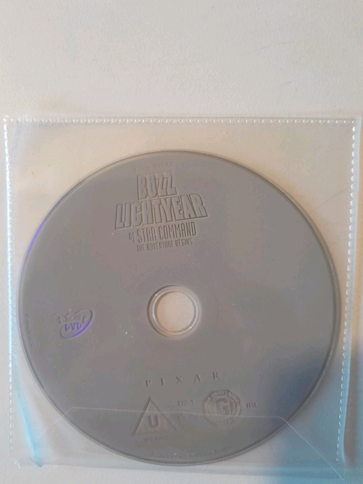 Buzz Lightyear Of Star Command (DVD, 2001) Disc Only, No Case Or Cover.