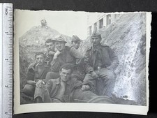 Vintage Soviet War Photo   Soldiers in Trenches Rare Military Snapshot USSR