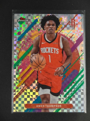 Amen Thompson 2025-26 Topps Finest Basketball Rare X-Fractor #291 [3hk