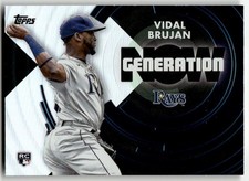2022 Topps Update #GN-86 Vidal Brujan Generation Now Blue Tampa Bay RayS