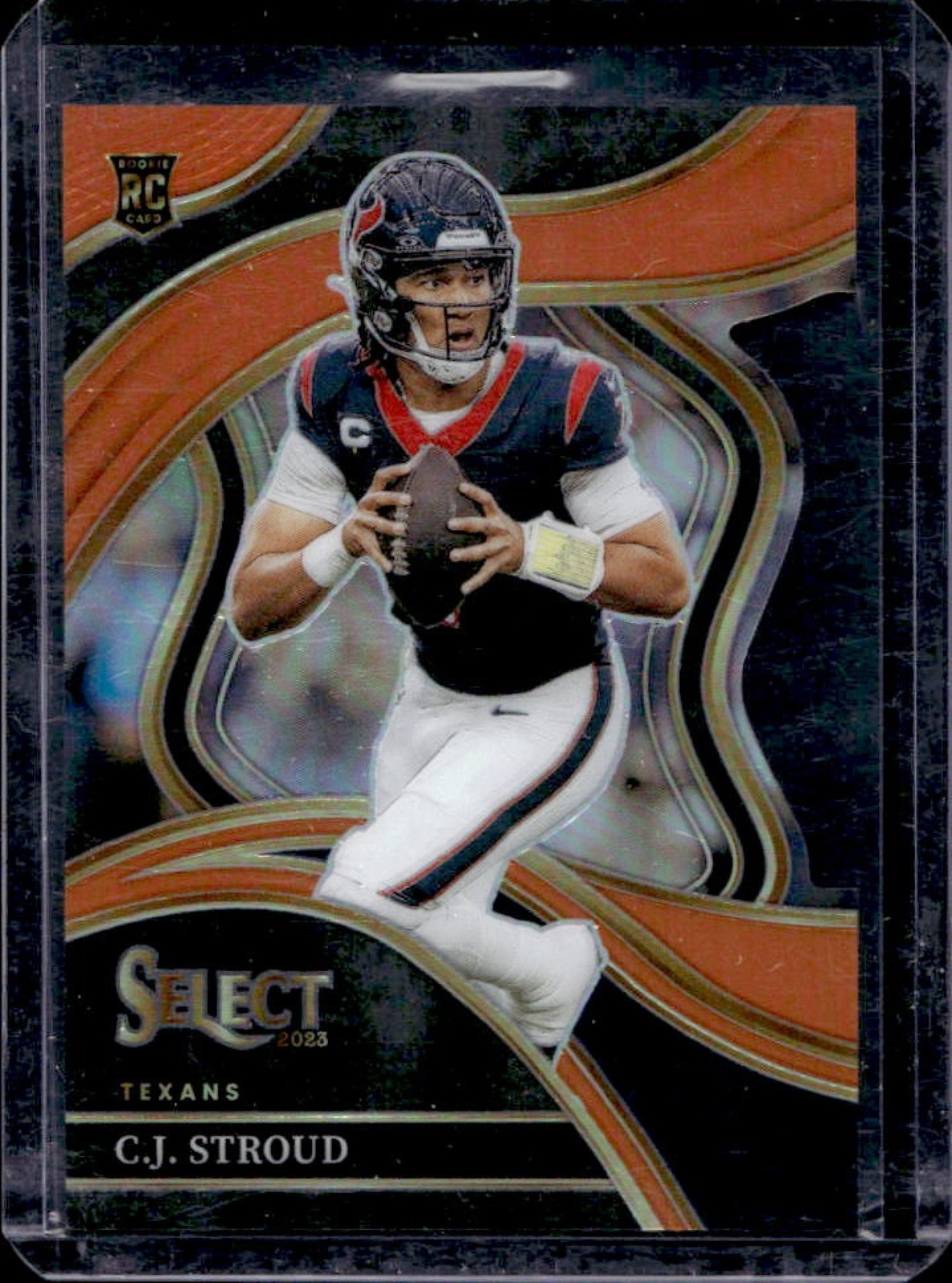 2023 Select C.J. Stroud RC Orange Prizm Die Cut Club #26/399 Texans
