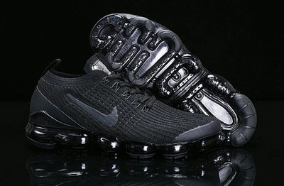 Nike Air VaporMax Flyknit Triple Black Men's Athletic Sneakers New AJ6900-004