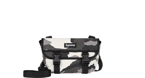 Supreme Mini Sac Messenger en Snow Camo SS25 Coton Cordura® Imperméable