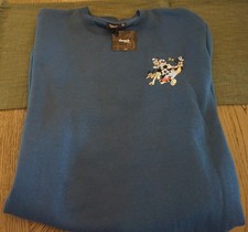Disney Mickey and Friends Navy Blue Crewneck Sweatshirt Size XL Brand New