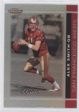 2007 Topps Finest Refractor Alex Smith #13 0a1