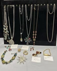 Vintage signed costume jewelry lot