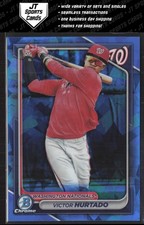 2024 Bowman Chrome Sapphire Victor Hurtado BCP-223 Image Variation SP Nationals