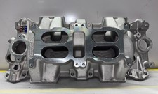 Engine Intake Manifold Edelbrock 5408 Dual Quad Chevy 348 409 W-series