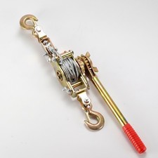 Manual Ratchet Wire Rope Tensioner Textured Grip Come Along Puller Heavy Duty