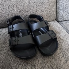 Birkenstock Arizona EVA Sandals Black Waterproof Youth Sz 2 33 New No Box