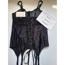 NEW! Selina and Kelly Black Bustier Garter Bustier