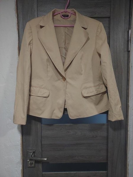 Women Escada Blazer Beige 40 / L / 48