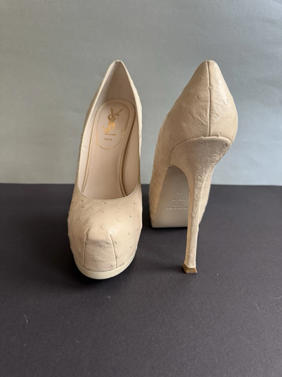 Saint Laurent Heels White for sale | eBay