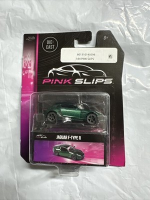 JAGUAR F-TYPE R 1:64  SCALE JADA PINK SLIPS  SERIES
