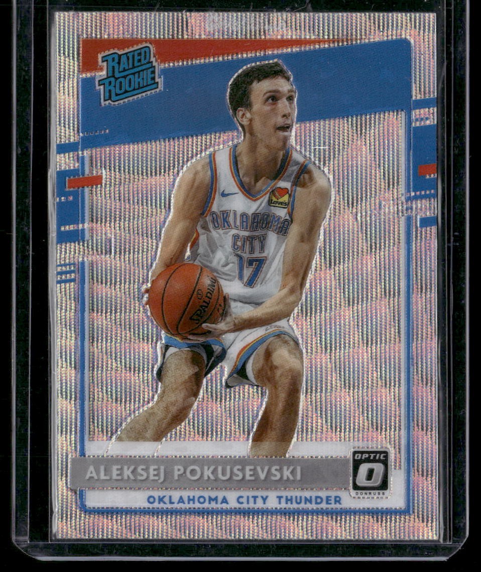 2020-21 Donruss Optic #167 Aleksej Pokusevski Silver Pulsar