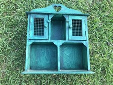 Vintage Wood Shelf For Trinkets Knick Knacks Wall Hang, Rustic Cottage Shabby