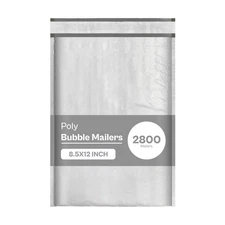 2800 #2 8.5x12 Poly Bubble Mailers Envelopes Shipping Bag Pouches Psbm Brand