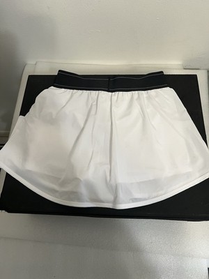Alo Matchpoint Tennis Skirt White and Black W6240R NWT | eBay
