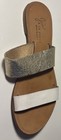 JOIE A LA PLAGE Gold & White leather sandals - Made In Italy Size 38  — photo 8