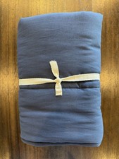 Pottery Barn Teen Super Plush Stripe Standard Sham 1 - Blue NEW