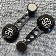 Volkswagen Bug Bus Rabbit Window Crank Door Handles Vw Pair Round Chromed Volkswagen Bug Bus Rabbit Window Crank Door Handles Vw Pair Round Chromed