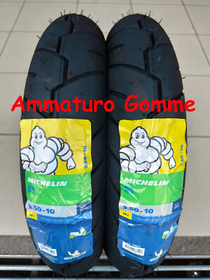 Coppia Pneumatici Michelin S1 3.50-10 59J Per Piaggio Vespa 125/200 PX E T5 - DOT 2018 - Foto 2