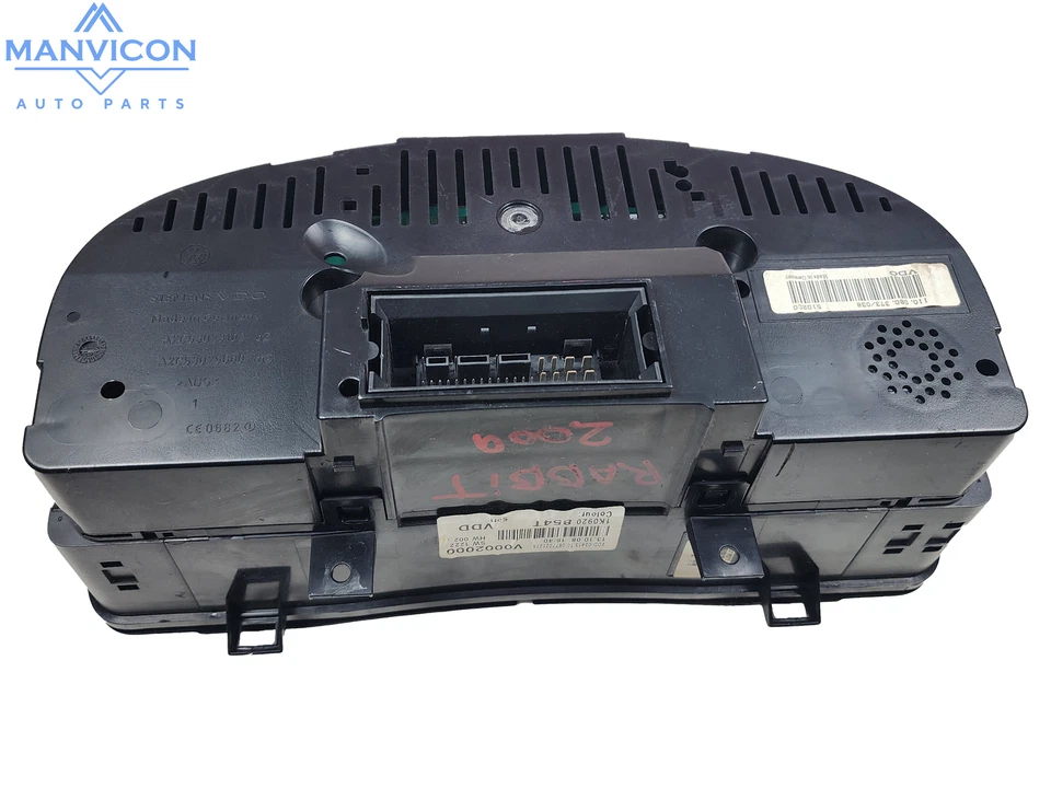 Volkswagen Rabbit 2008-2009 velocímetro instrumental KPH Cluster 1K0920854T OEM Foto 4 de 4