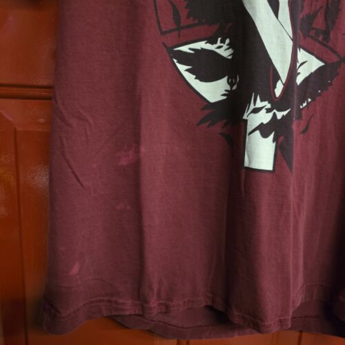 Vintage Itachi Uchiha Naruto Shippuden Anime Crew Tee T-shirt Size LARGE Worn - Picture 2 of 5