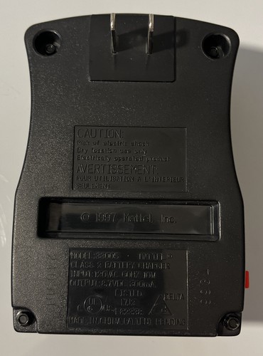 Mattel TMH 4-Hour Quick Battery Charger ONLY 33005 8.5VDC 530mA *NO BATTERY* - Picture 2 of 2