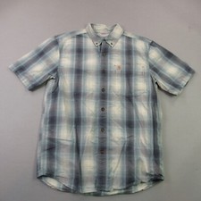 Carhartt Shirt Mens Medium Short Sleeve Button Front Front Relax Workwear