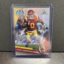 2023 Bowman Chrome U Korey Foreman Auto /499