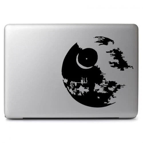Star Wars Death Star Vinyl Decal Sticker for Macbook Air & Pro Laptop Car Window - Image 2 of 2