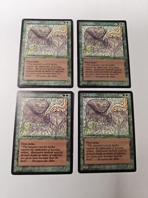 MTG Magic: The Gathering The Dark 4X Land Leeches MP Playset