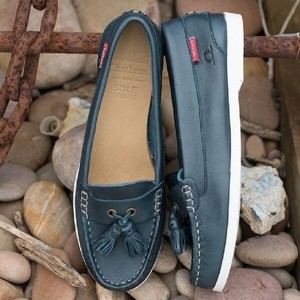navy blue loafers ladies uk