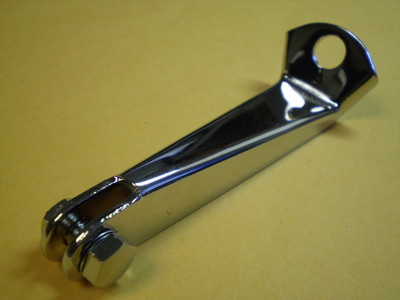  Schwinn Stingray Krate Bicycle Delta Light Chrome Extended Bracket & Bolt