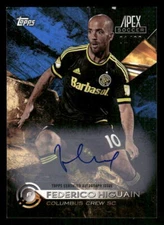 2016 Topps Apex MLS Federico Higuain Auto Autographs Blue AU,SN #35 Card #/99