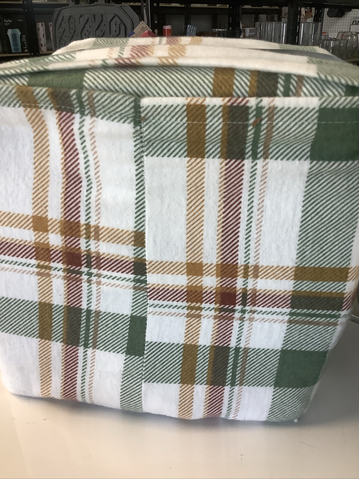 Threshold Flannel Sheet Set Queen Plaid eBay