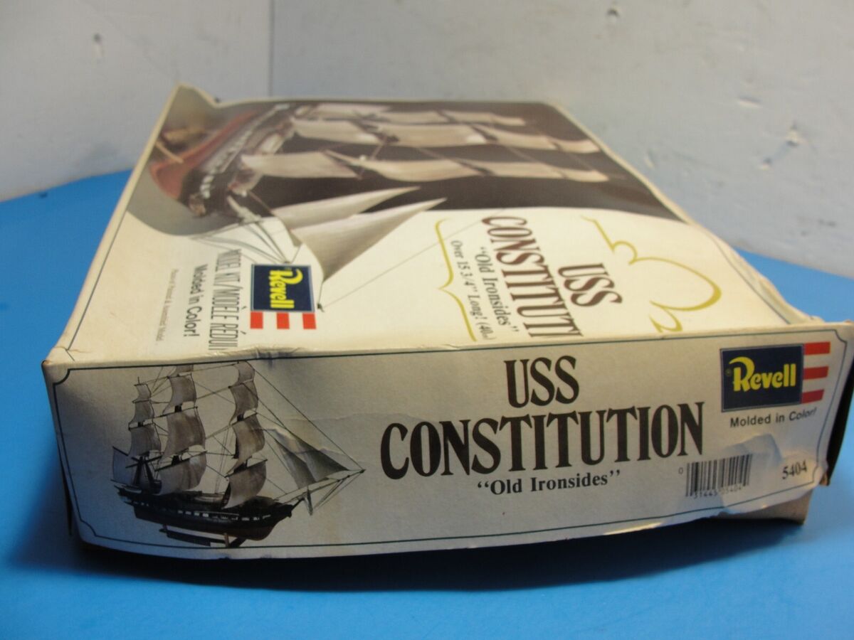 激レア　未組み立て　Revell U.S.S. Constitution Revell USS Constitution, United States 1:96 - set of