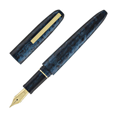 Scribo Piuma Fountain Pen in Agata 18K Gold Nib - Broad Point - NEW in Box