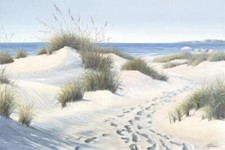 Ceramic Backsplash Tile Mural Beach Scene Kitchen/Bathroom/Shower - Beach Walk