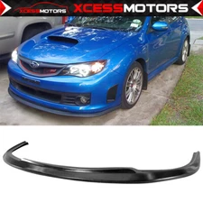 Fits 08-10 Subaru Impreza WRX STI CS Style Front Bumper Lip Spoiler Unpainted PU