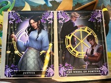 Cartes de Tarot FairyLoot Only a Monster Justice et Roue de la Fortune - Août 2022